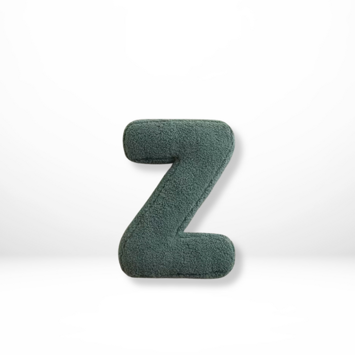 Textured Letter Shaped Cushion - AlphaPlush