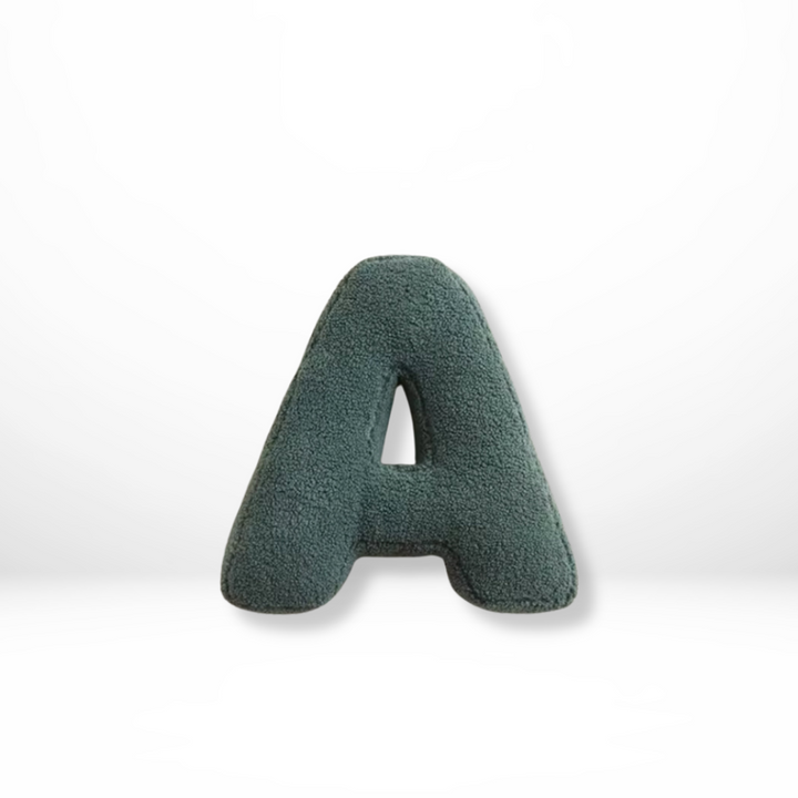 Textured Letter Shaped Cushion - AlphaPlush