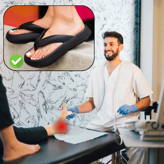 Orthopedic Comfort Flip-Flops - Elara