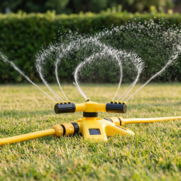 Three-Arm Lawn Sprinkler - Hydralix