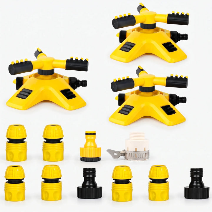 Three-Arm Lawn Sprinkler - Hydralix
