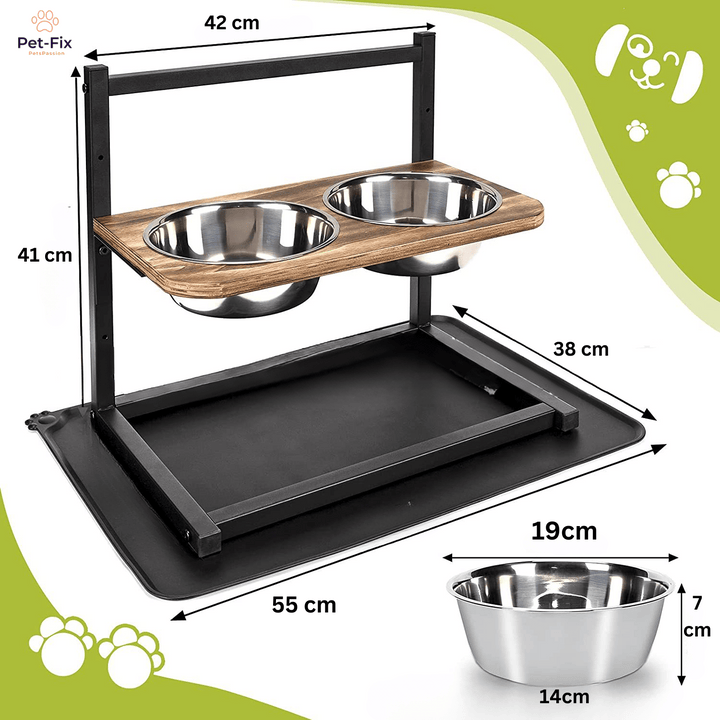 Premium Elevated Dog Feeding Station - SnackHaven