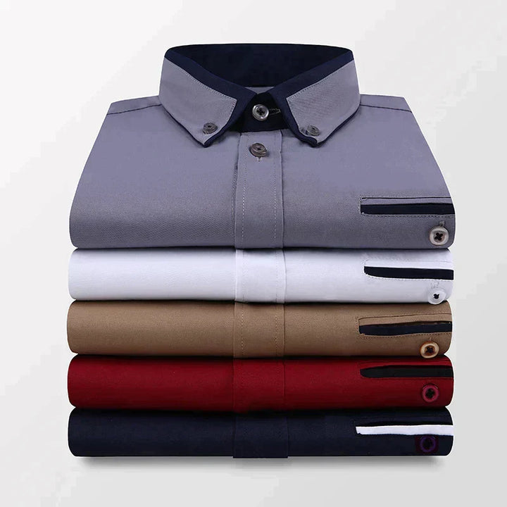 Timeless Shirt With A Turn-Down Collar - Chad