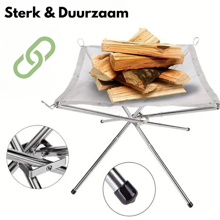 Foldable Campfire Stand - FireFlex