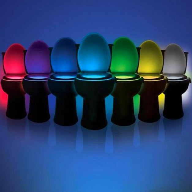 Motion-Activated Toilet Night Light - GlowBowl