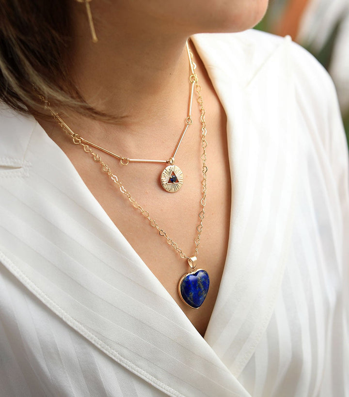Protective Lapis Necklace - Althea