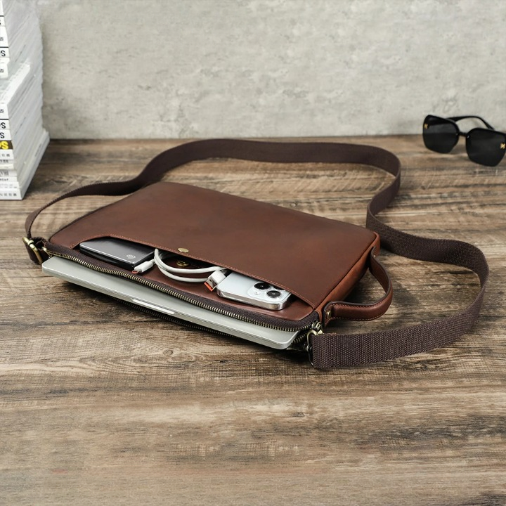 Torba Na Laptop Z Prawdziwego Skóry - LeatherMate