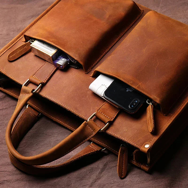 Torba Skórzana Na Laptopa - VintageSkin