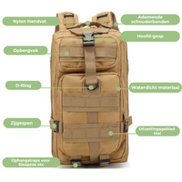 Waterproof Tactical Backpack - AdventurePack