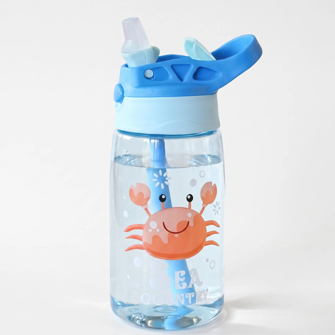 Transparante Drinkfles Voor Kinderen Met Print - Aquazee