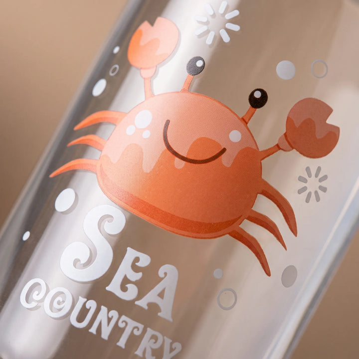 Transparante Drinkfles Voor Kinderen Met Print - Aquazee