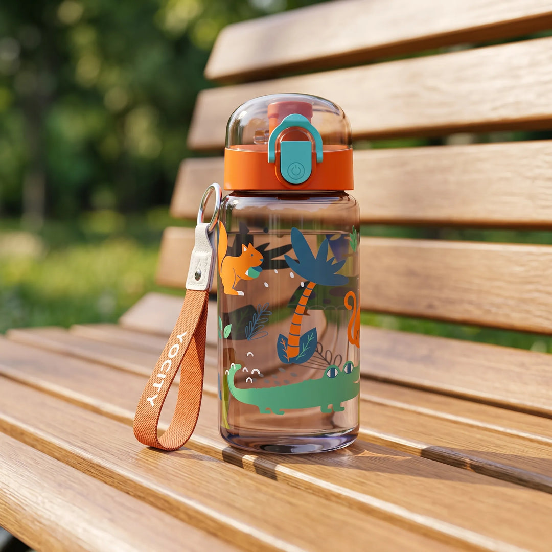Transparante Kinderdrinkfles Met Print - Zydro
