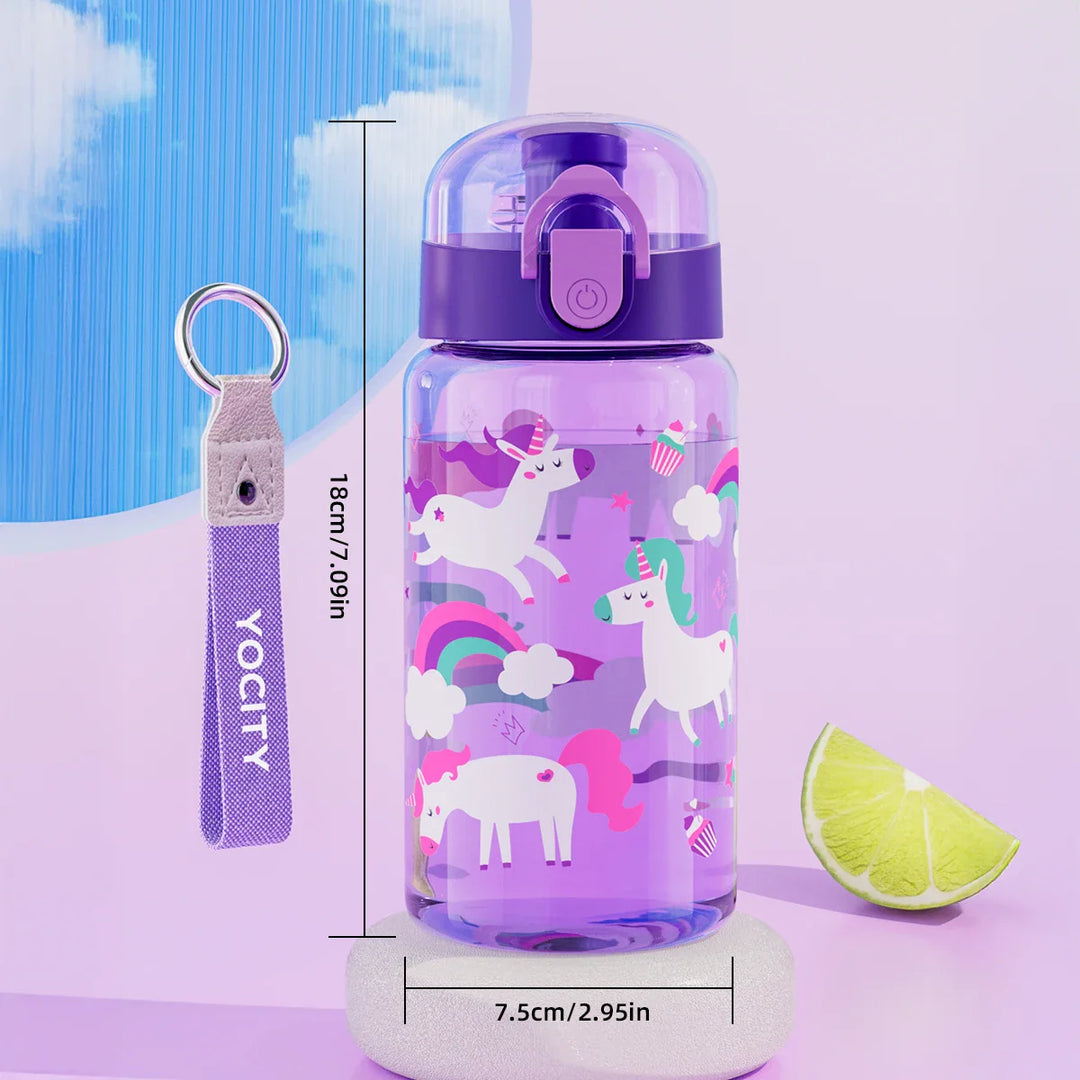Transparante Kinderdrinkfles Met Print - Zydro