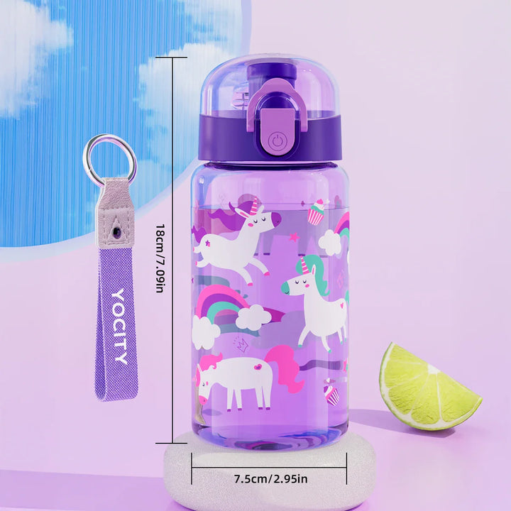 Transparante Kinderdrinkfles Met Print - Zydro