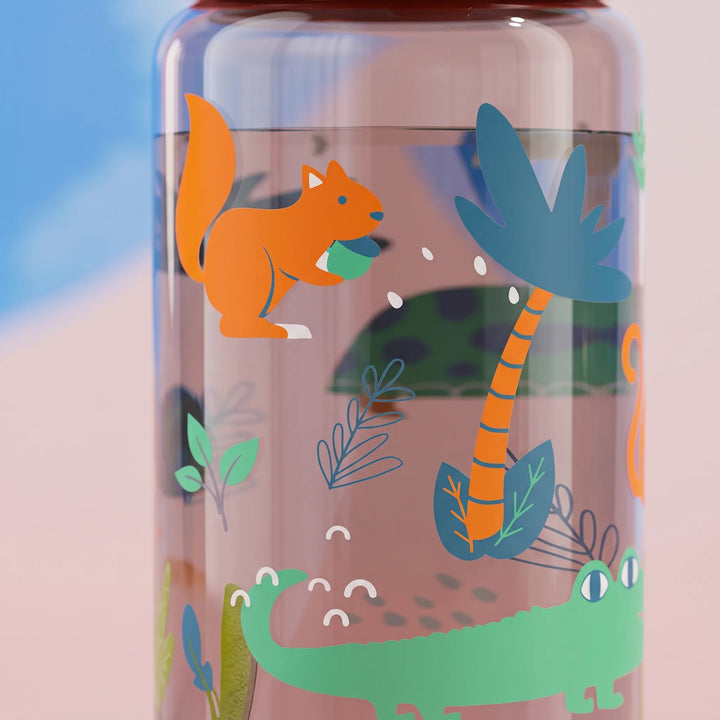 Transparante Kinderdrinkfles Met Print - Zydro