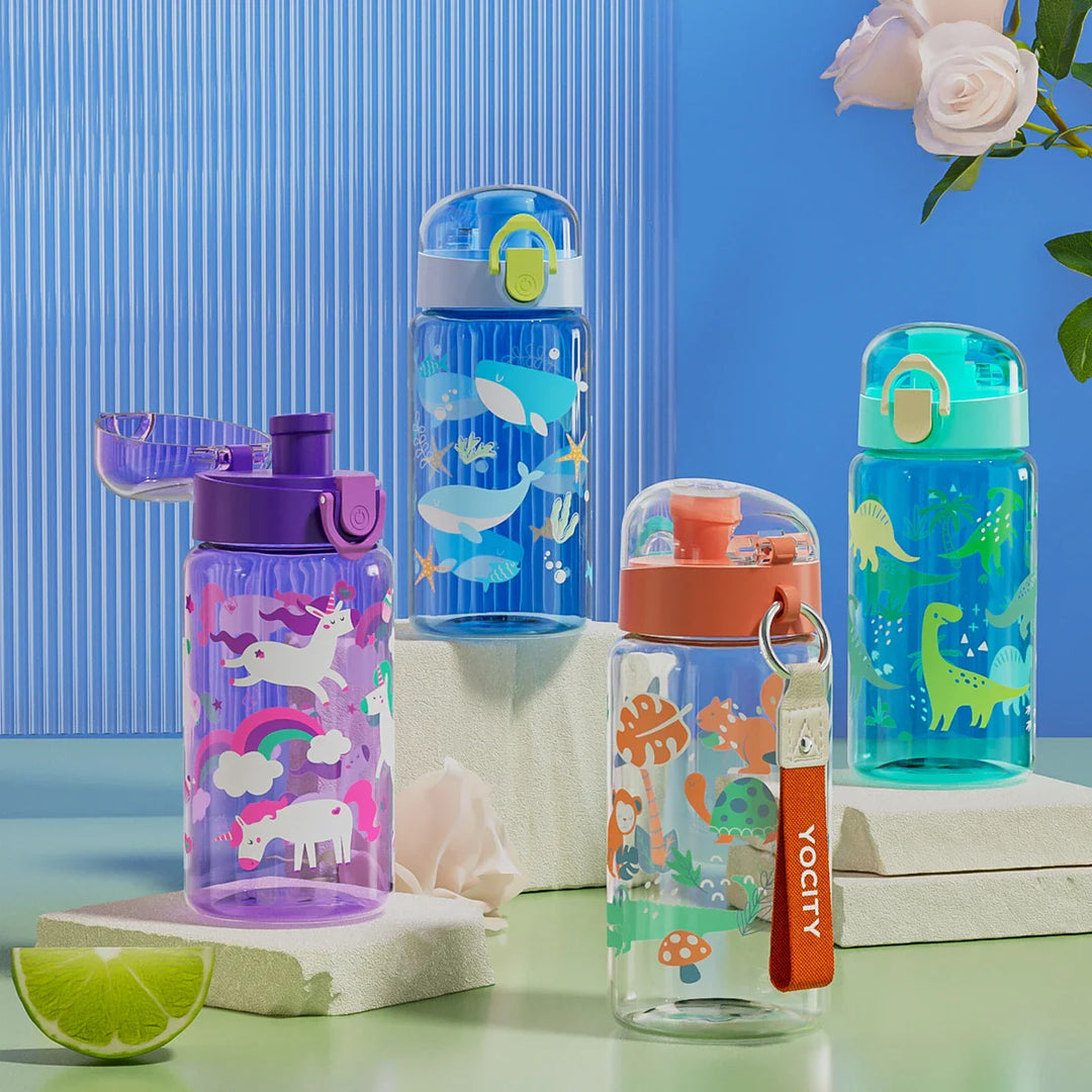 Transparante Kinderdrinkfles Met Print - Zydro