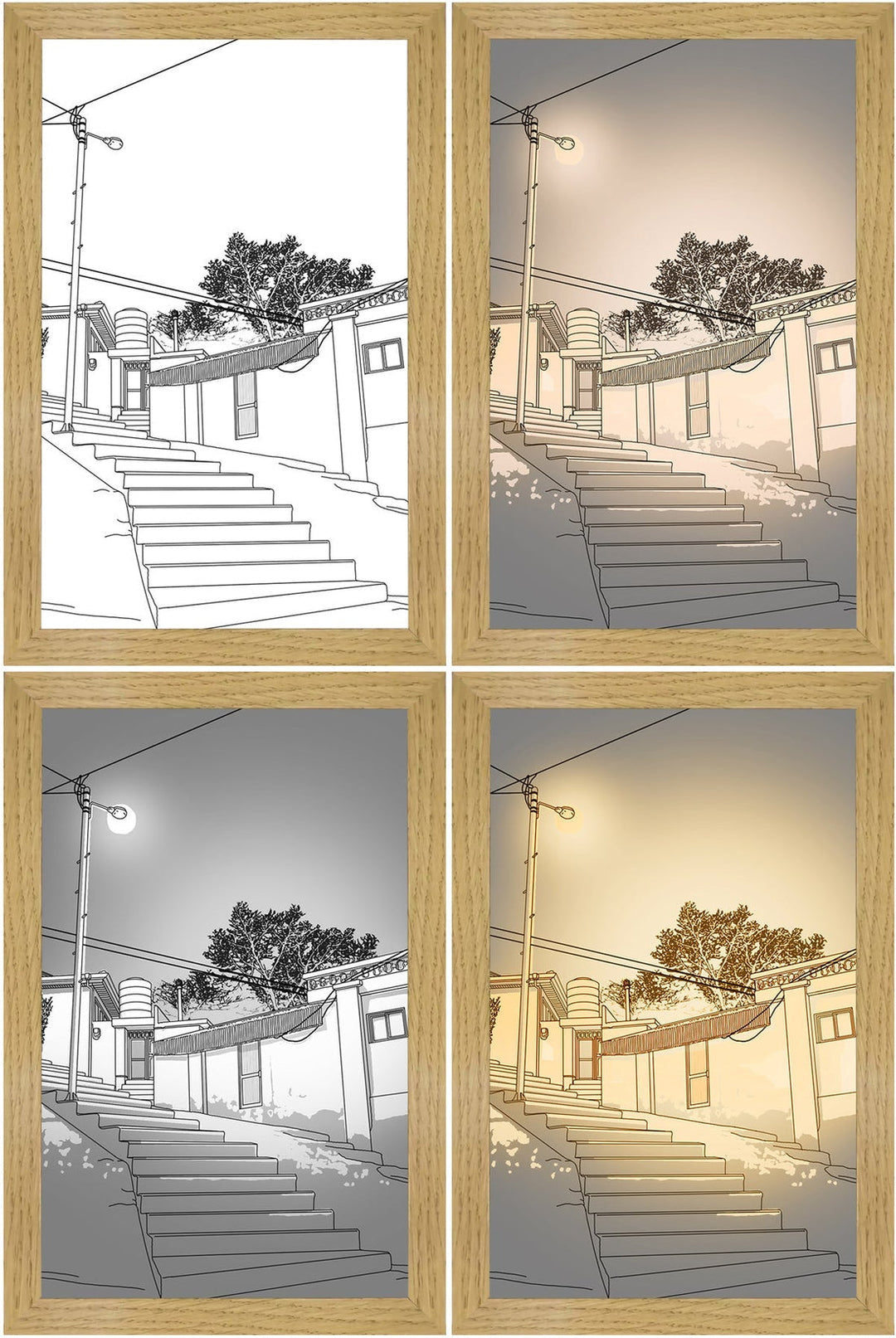 LED Illuminated Painting – Luminza