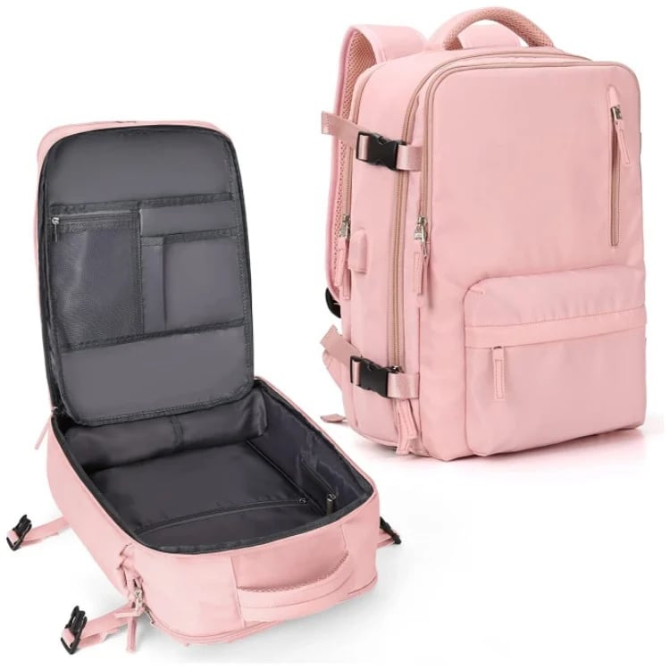Multifunctional Women's Backpack 35L with USB Port 12