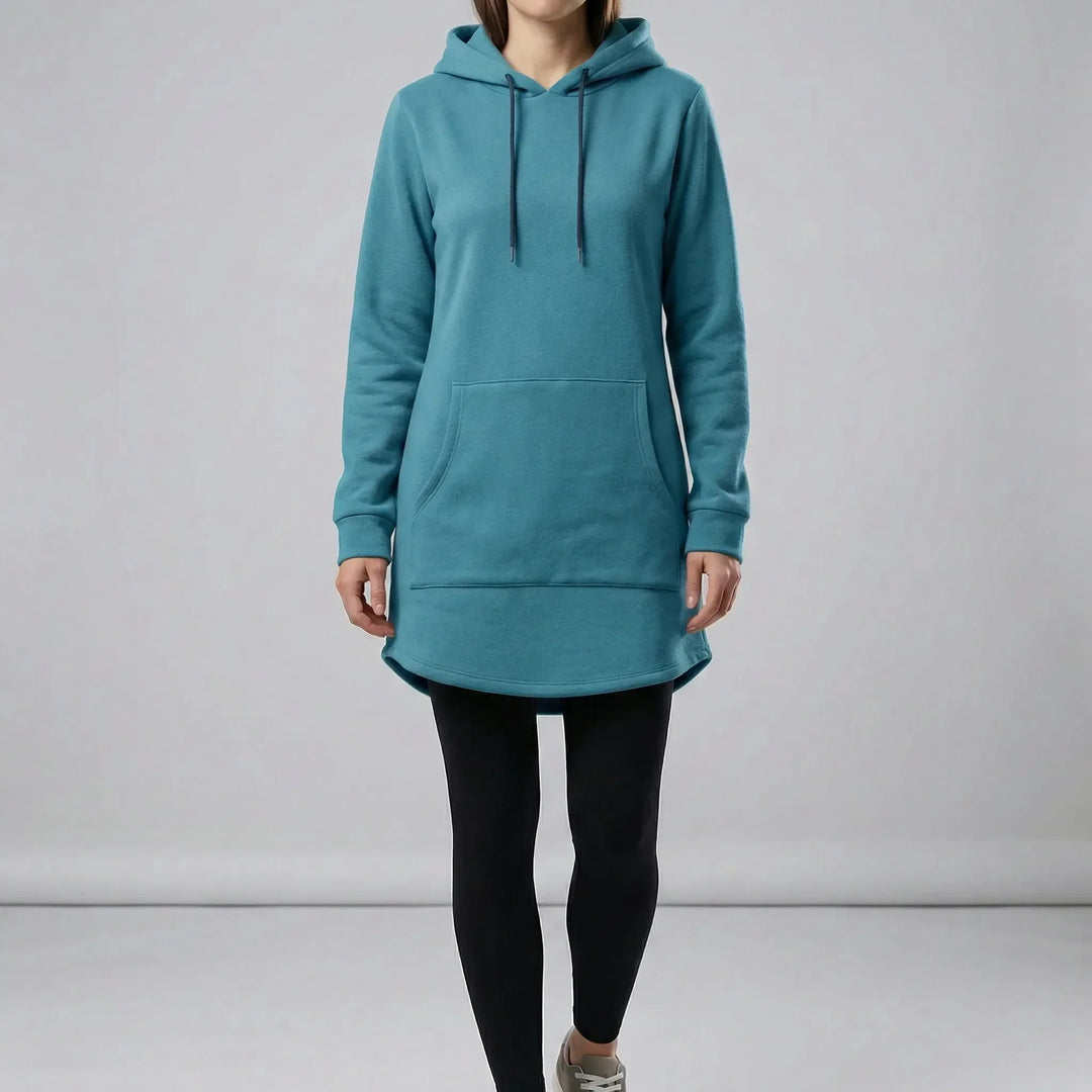 Tunika-Kleid Mit Känguru-Tasche - Pauline