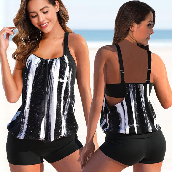 Two-Piece Tankini With Boyshort Bottoms - Rachel