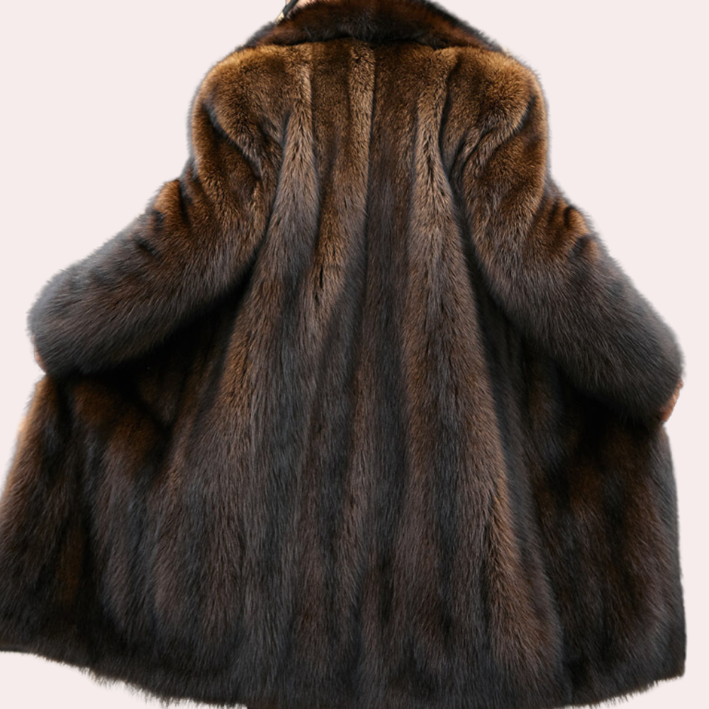 Timeless Men's Coat with Faux Fur - Jules