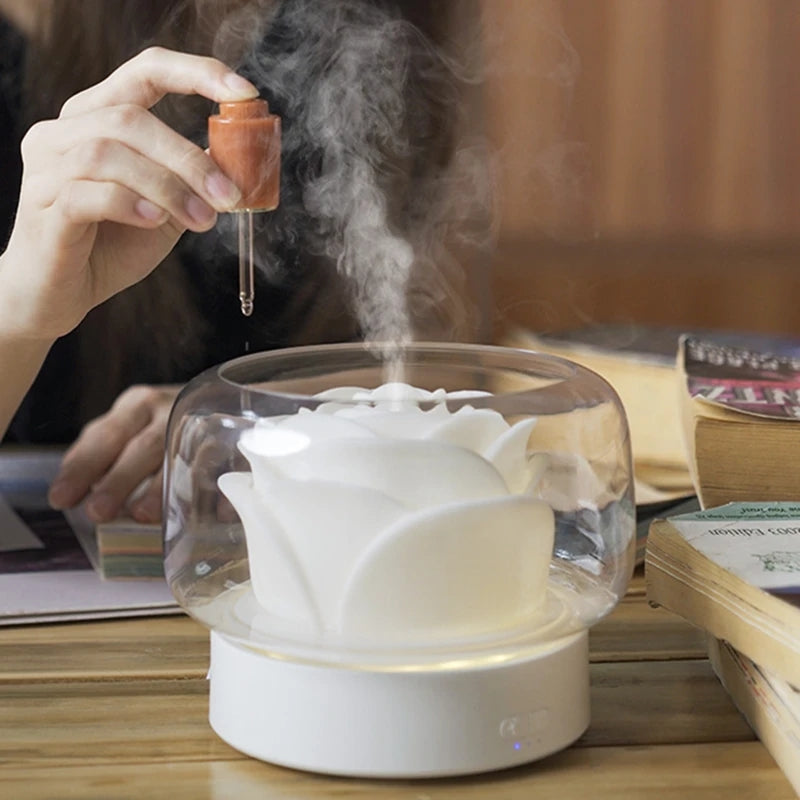 Luksusowy dyfuzor aromatu z oświetleniem LED - AromaGlow