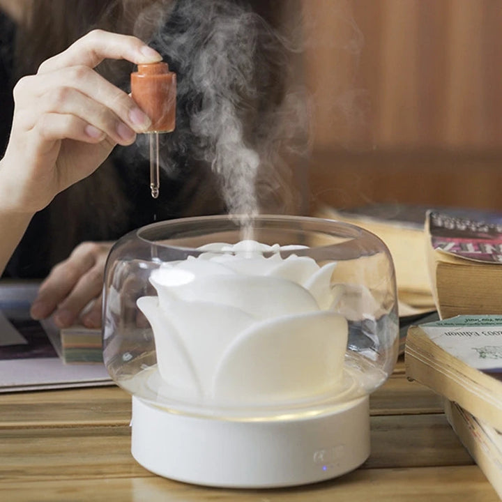 Luksusowy dyfuzor aromatu z oświetleniem LED - AromaGlow