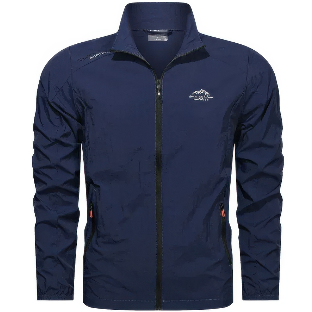 Windproof Summer Jacket for Men with Zipper – Stormer