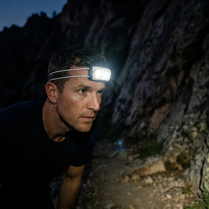 Ultralichte Hoofdlamp Oplaadbaar Via USB-C - Glowire