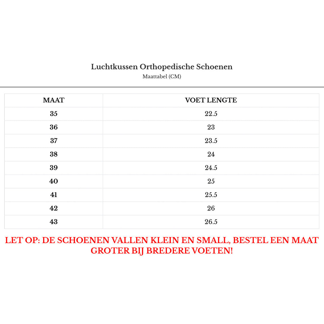 Orthopedische Luchtkussen Schoenen - OrthoAir