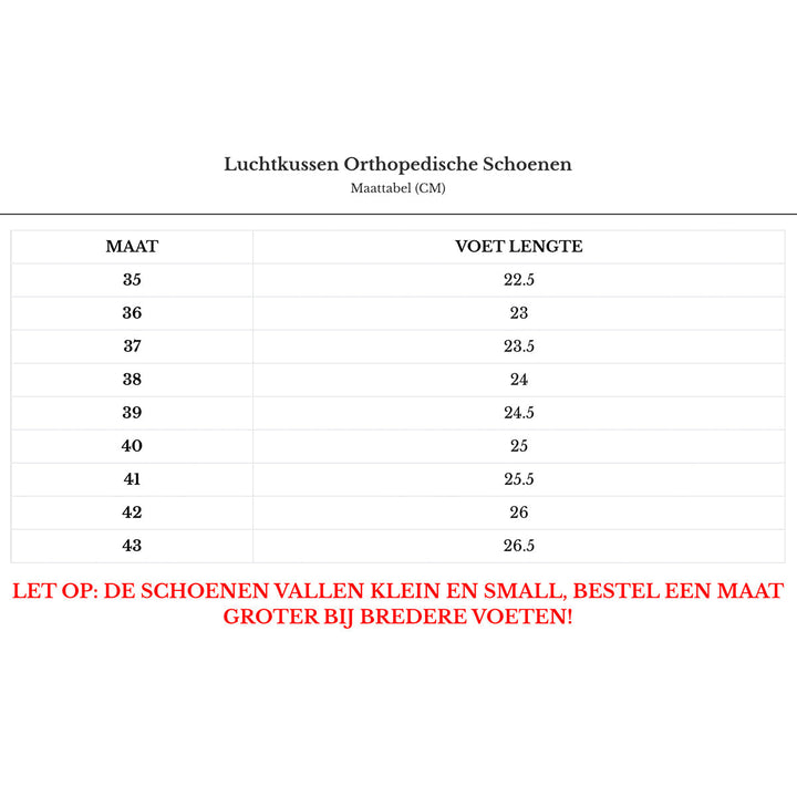 Orthopedische Luchtkussen Schoenen - OrthoAir