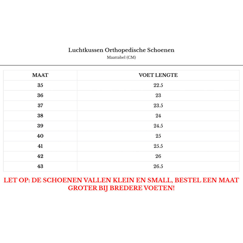 Orthopedische Luchtkussen Schoenen - OrthoAir