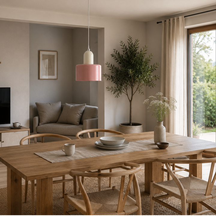Ring Pendant Light with Extended Halo Design 38
