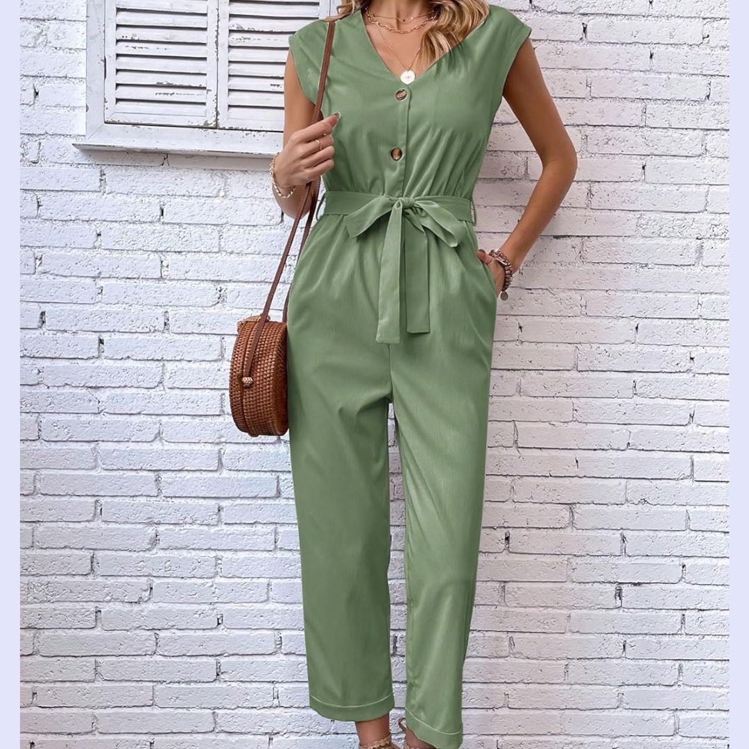 Sammy Jackson™ Carla Jumpsuit | Mouwloos & Stijlvol