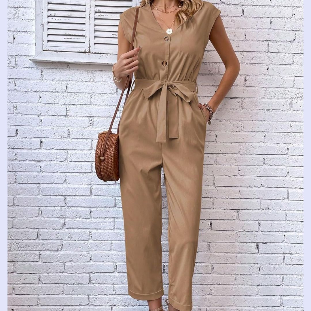 Sammy Jackson™ Carla Jumpsuit | Mouwloos & Stijlvol