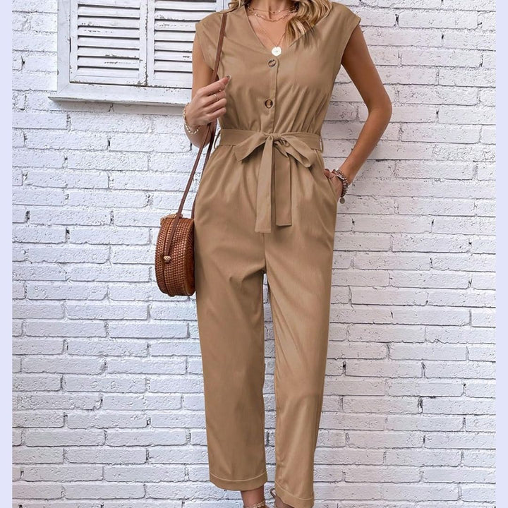 Sammy Jackson™ Carla Jumpsuit | Mouwloos & Stijlvol