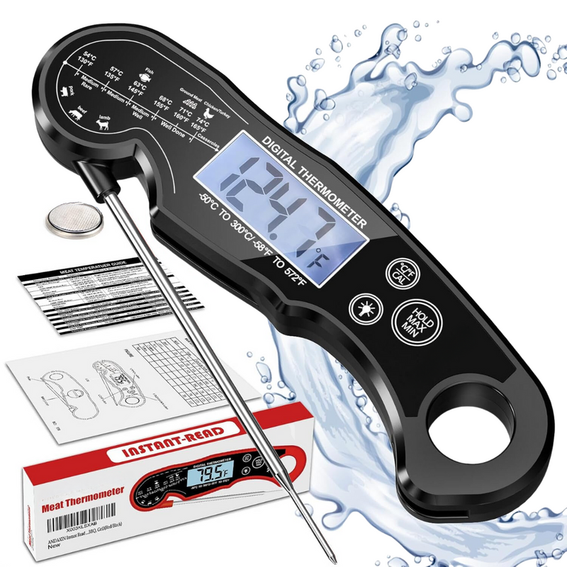 Ultra-Fast Digital Meat Thermometer – GrillGauge