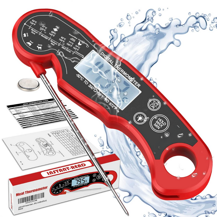 Ultra-Fast Digital Meat Thermometer – GrillGauge