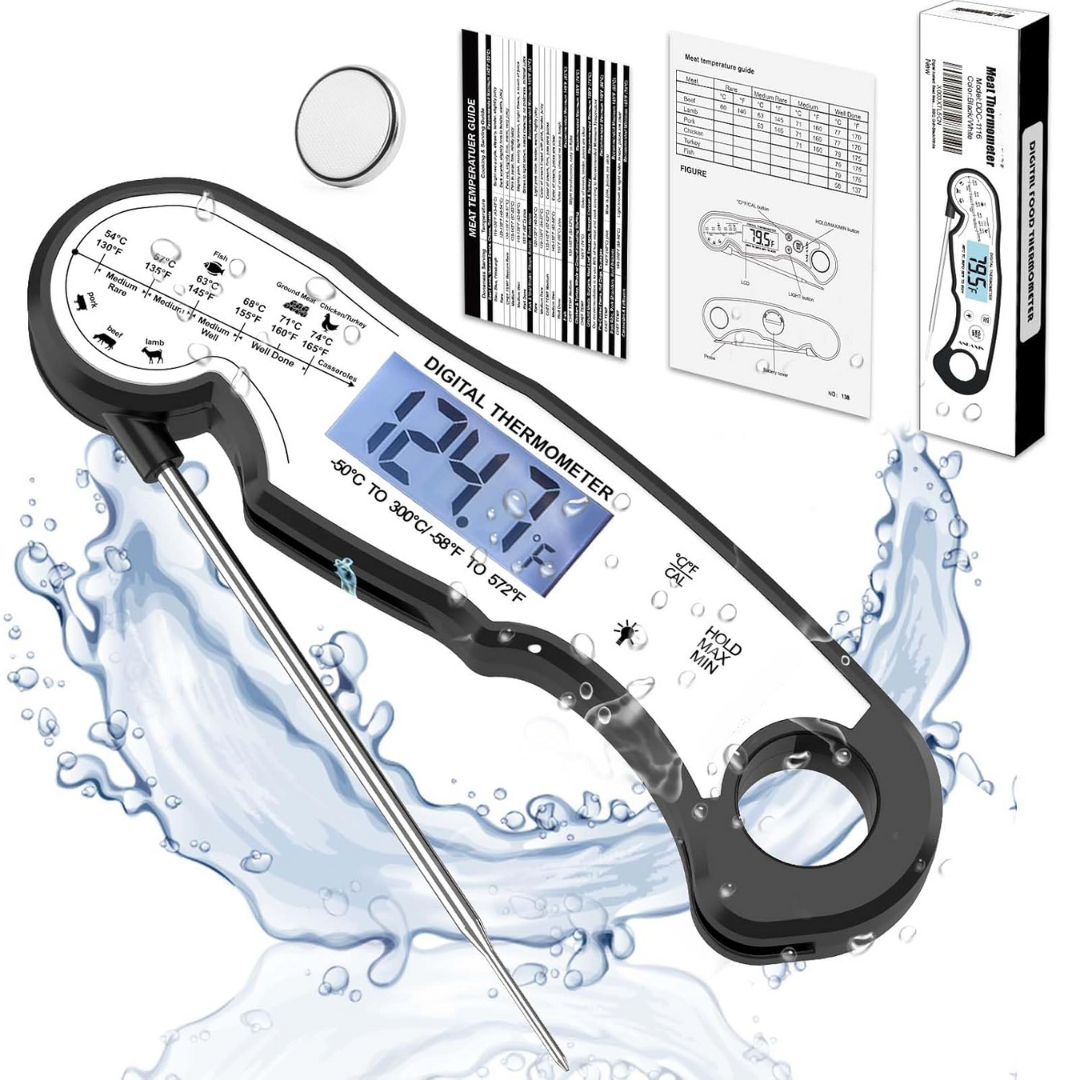Ultra-Fast Digital Meat Thermometer – GrillGauge