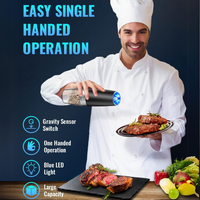 Rechargeable Electric Pepper and Salt Mill Set - GrindMaster Duo