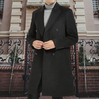 Men’s Wool Blend Trench Coat - Pedro