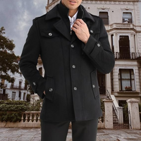 Men’s Wool Blend Trench Coat - Pedro