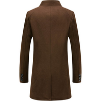 Men’s Wool Blend Trench Coat - Pedro