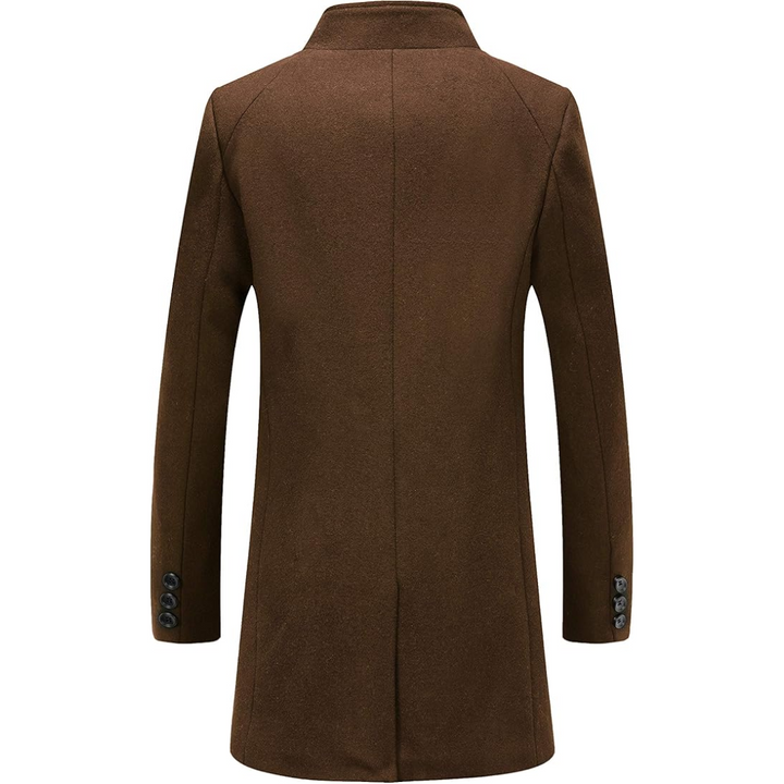 Men’s Wool Blend Trench Coat - Pedro