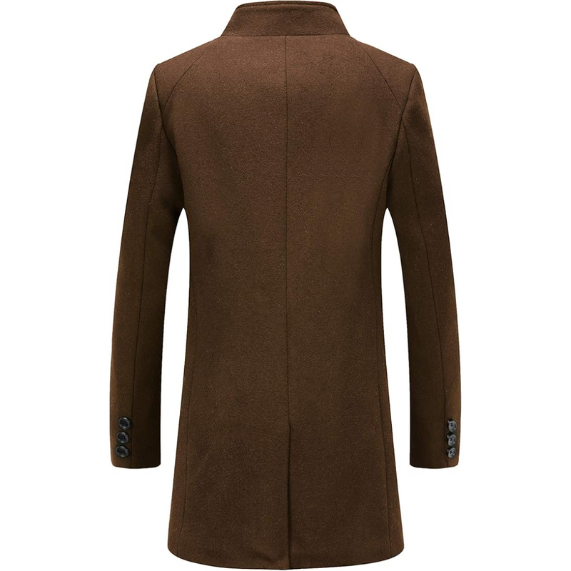 Men’s Wool Blend Trench Coat - Pedro