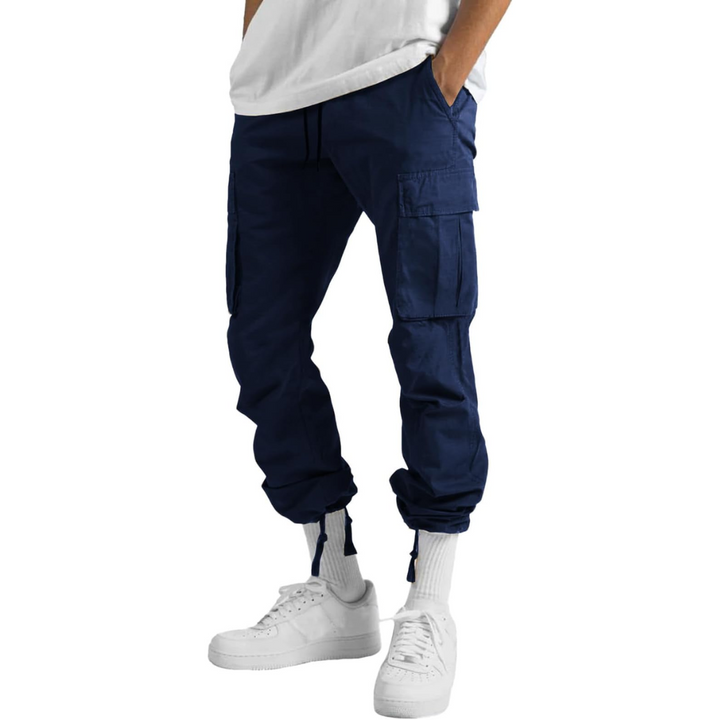 Men’s Cotton Cargo Joggers - Arno