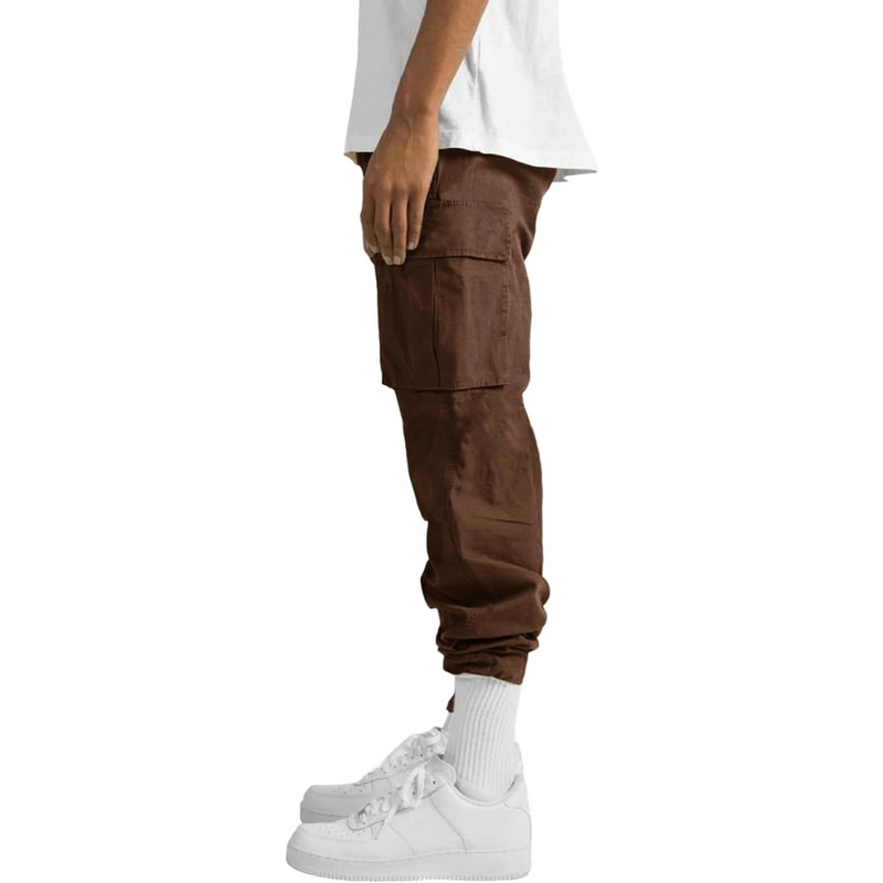 Men’s Cotton Cargo Joggers - Arno