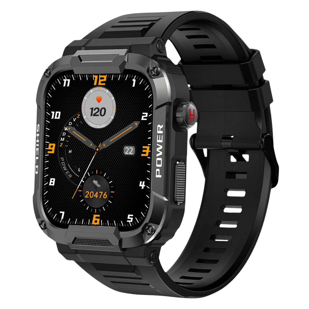 Rugged Men's Smartwatch - IronPulse X1