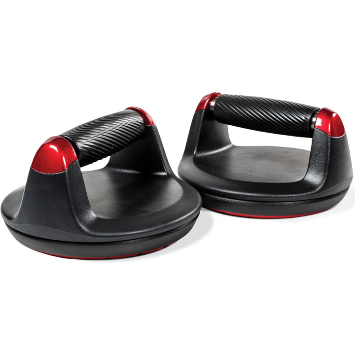 Obracające się poręcze do pompek z ergonomicznym uchwytem – wspiera 180 kg