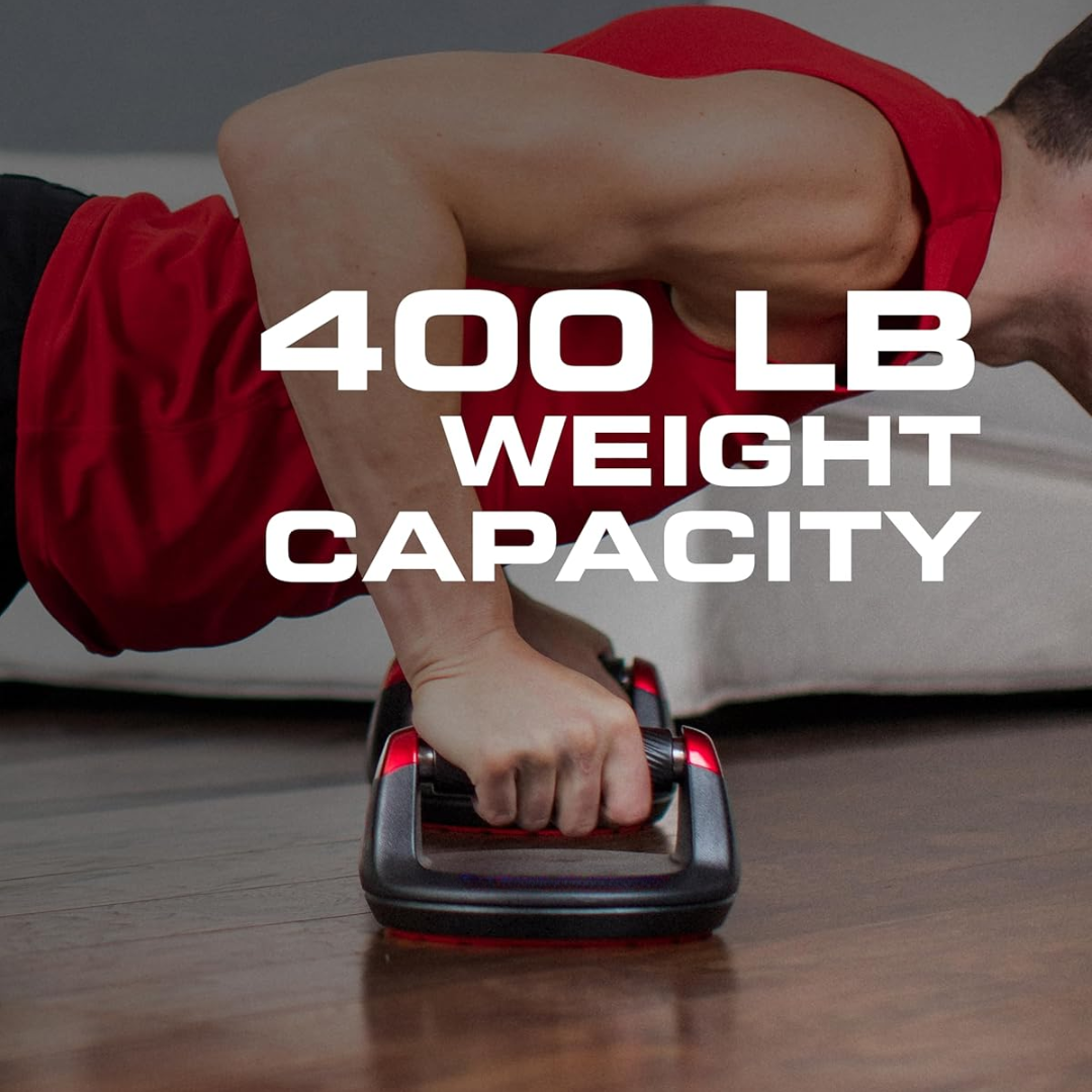 Obracające się poręcze do pompek z ergonomicznym uchwytem – wspiera 180 kg